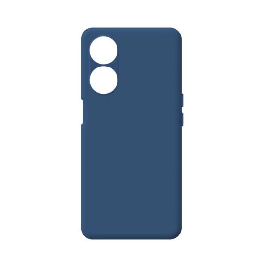 Silicone Case with Camera Shield for Oppo A98 5G Dark Blue